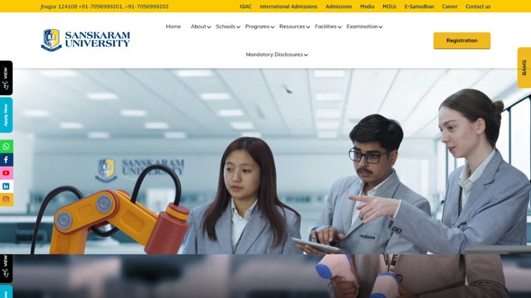 Sanskaram University Portal